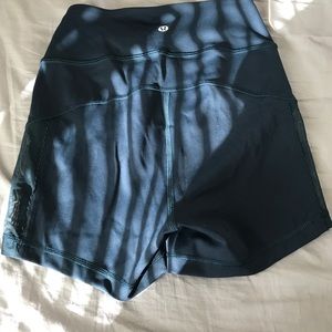 Navy blue lulu lemon shorts
